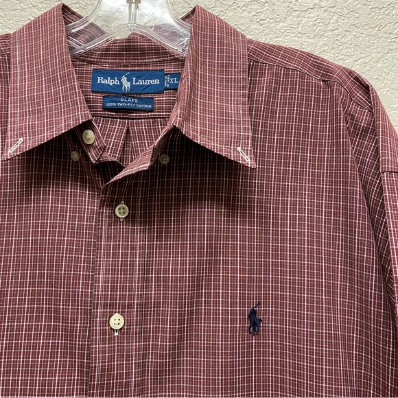 Ralph Lauren BLAIRE long sleeve button down striped shirt for men, equivalent to XXL / eaa521476